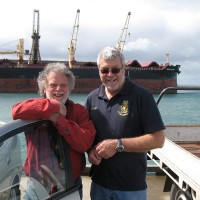 With Chris Mitchell near tug11